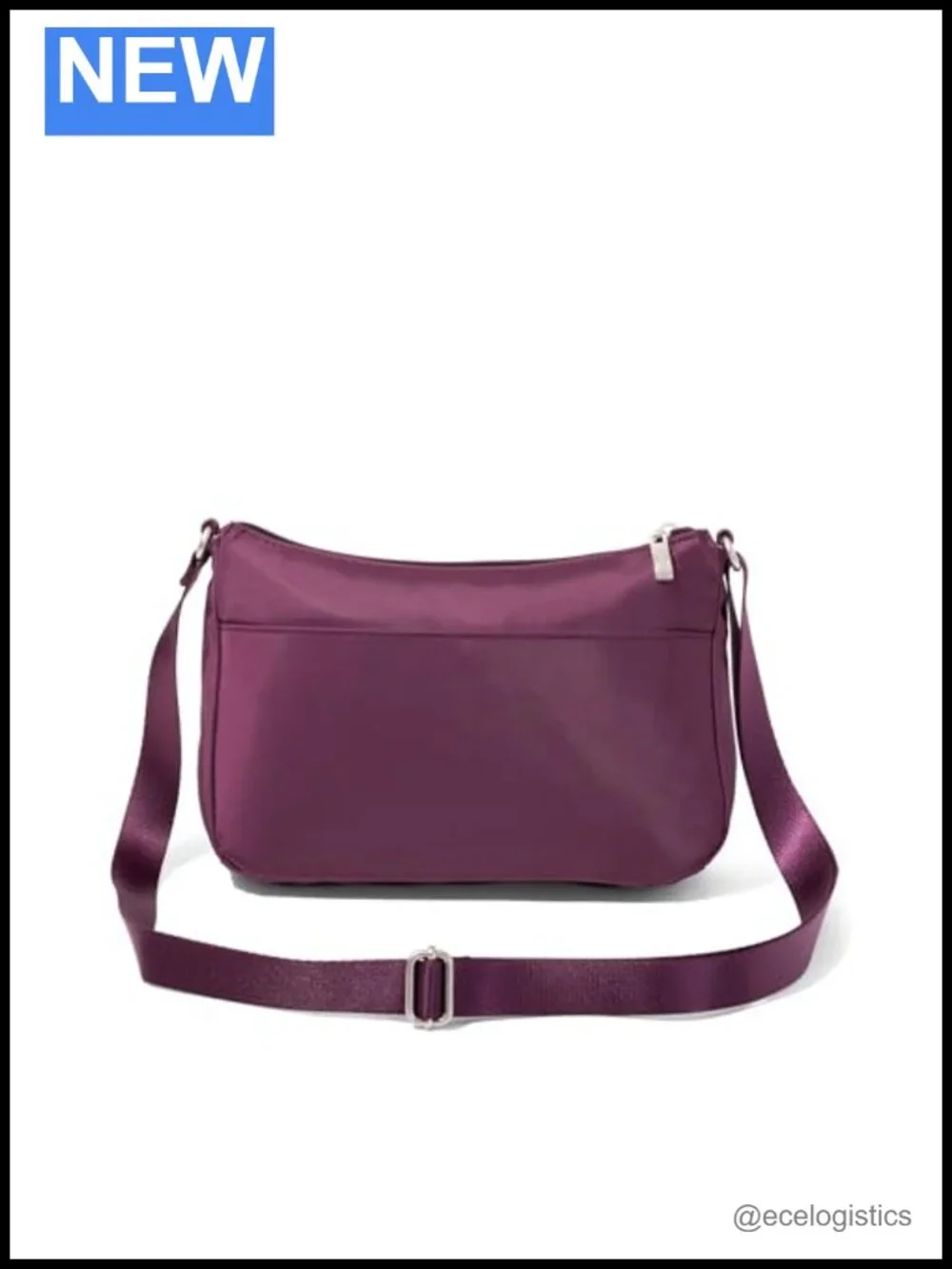 Lightweight RFID Crossbody Bag with Adjustable Strap